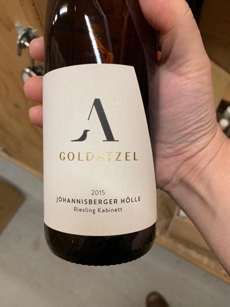 2021 Weingut Goldatzel Johannisberger Hölle Riesling Spätlese feinherb