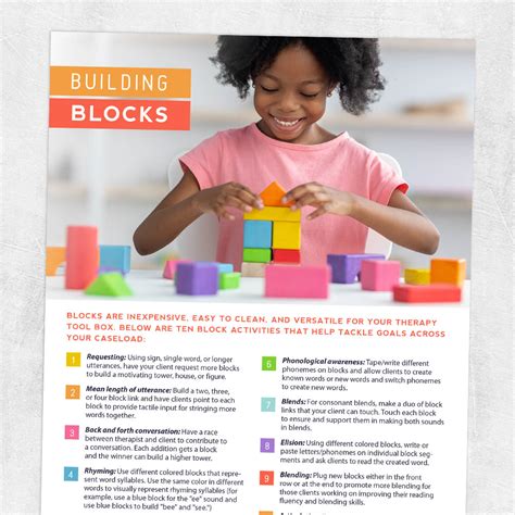 Building Blocks: Using Block Manipulatives To Target Goals – Adult and ...