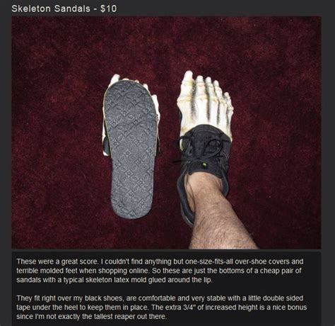 Custom Skeleton Feet Shoes Great Idea For A Skeleton Or Grim Reaper