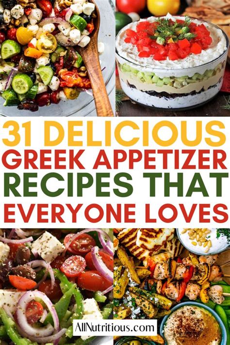 31 Greek Appetizers For The Best Mezze Spread - All Nutritious