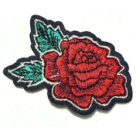 Jual Patch Rose Flower Emblem Bordir Bunga Mawar Shopee Indonesia