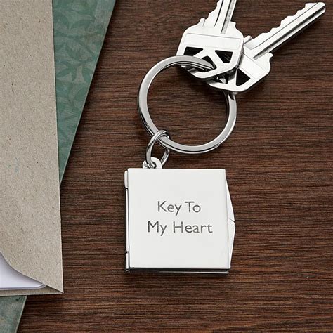 Key To My Heart Keychain Key To My Heart Personalized Romantic Ts