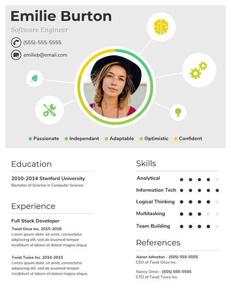 12 Creative Resume Examples Templates And Ideas Daily Design