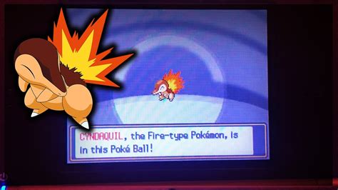 Shiny Cyndaquil After 950 SRs In Pokemon Heartgold Version YouTube