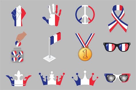 Premium Vector Flag Of France Set Original And Simple France Flag