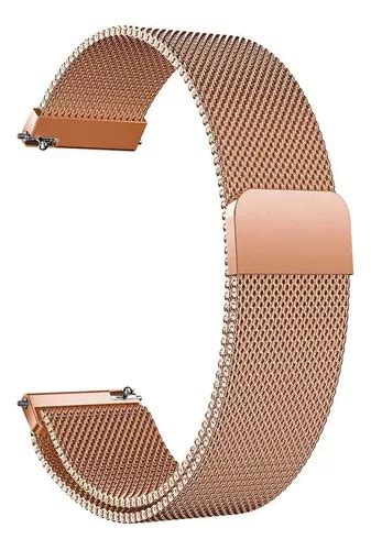 Pulseira Rose Gold Milanese Metal Fecho Magn Tico Mm Largura Mm