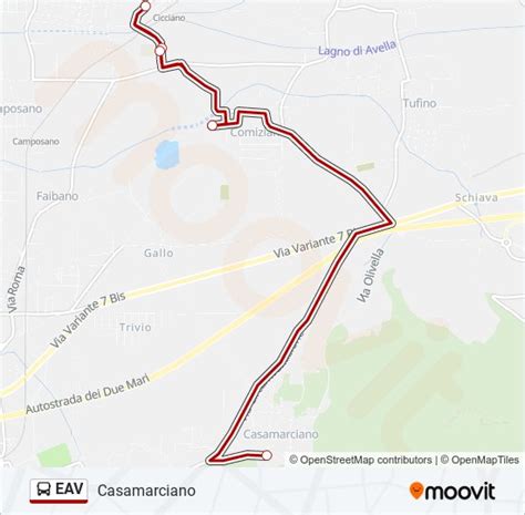 Linea Eav Orari Fermate E Mappe Casamarciano Aggiornato