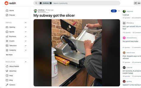 Subway Adds Meat Slicers To Its U S Locations 07 10 2023