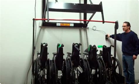 Wheelchair Storage Solutions from Lift and Store | Practical Solutions