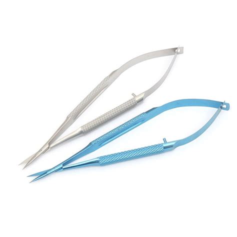 4pcs Set Ophthalmic Microsurgical Instruments 12 5cm Scissors Needle