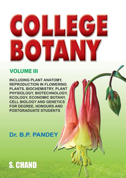 College Botany Volume Iii By B P Pandey