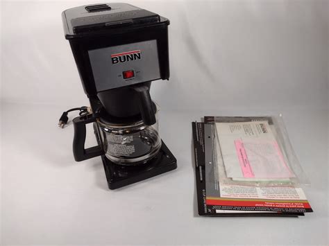 Bunn Coffee Maker Model Grx B Black 10 Cup Drip Coffee Maker Ebay