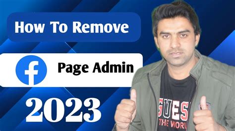 How To Remove Admin From Facebook Page Facebook Par Page Admin