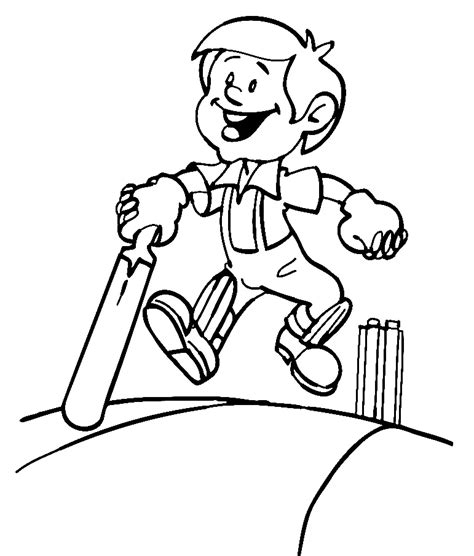 Cricket Game Coloring Pages To Print Free Printable Coloring Pages