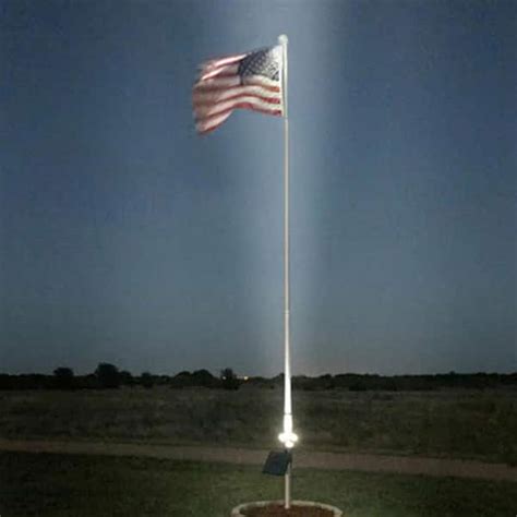 Led Lighted Flag Pole | Shelly Lighting