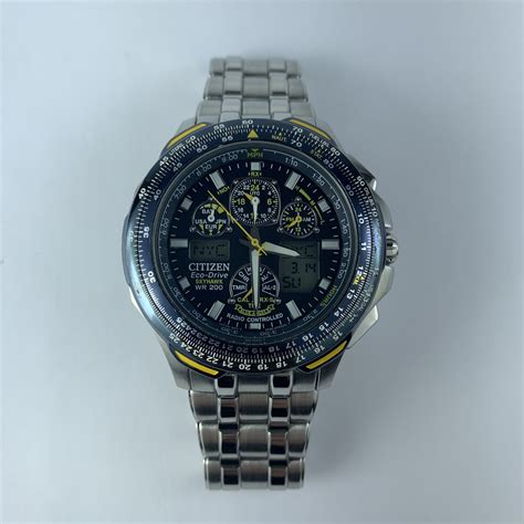 Citizen Skyhawk Eco Drive Blue Angles Radio Controlled Watch U