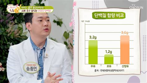 우유 보다 단백질 함량이 높은 『산양유 단백질』 Tv Chosun 210413 방송 내 사랑 투유 46회 Tv조선