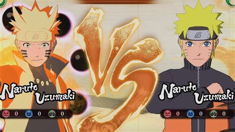 CPU Vs CPU Naruto Uzumaki Sage Of Six Paths Mode Vs Naruto Uzumaki