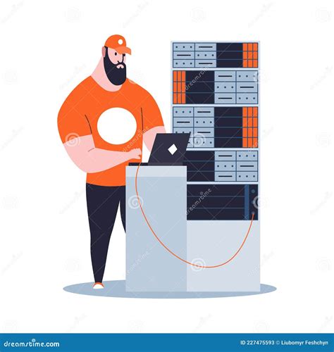 Sysadmin Maintaining Or Repairing Server Maintaining Work Repairing And Adjusting Network