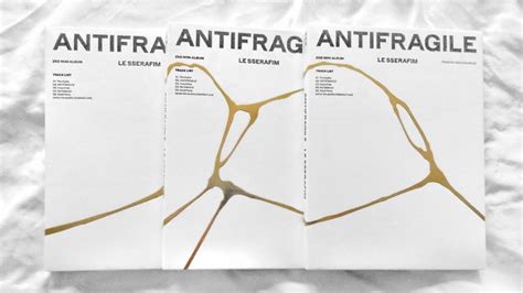 Le Sserafim Nd Mini Album Antifragile Photobook Ver Unboxing