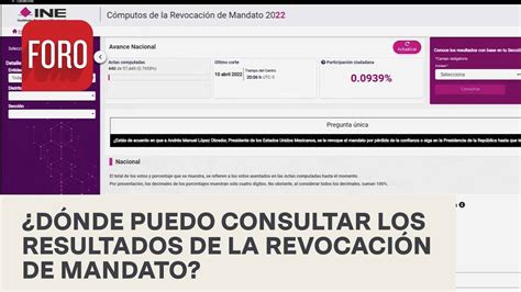 Habilita INE página web para consultar resultados de la Revocación de