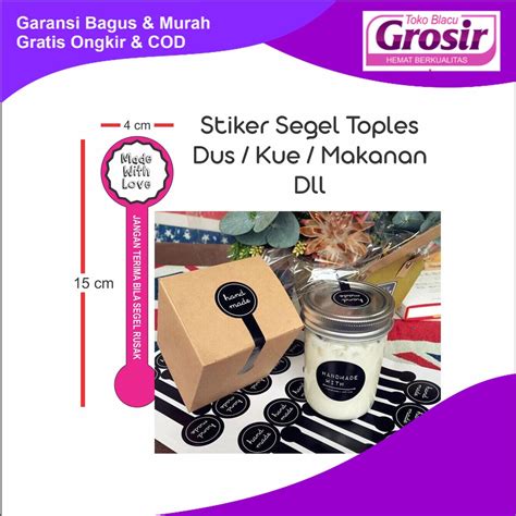 Jual Cetak Sticker Segel Label Stoples Lebaran Idul Fitri Custom Stiker