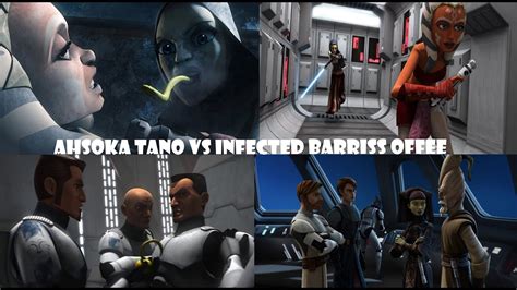 Ahsoka Tano Vs Infected Barriss Offee Star Wars The Clone Wars