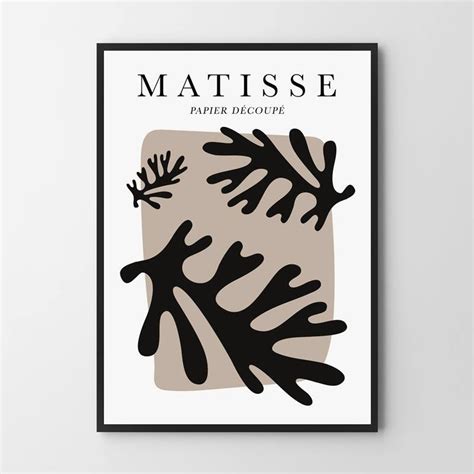 Plakat HOG STUDIO Plakat HOG STUDIO Black Matisse 4 B2 50x70 Cm Hog