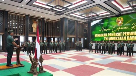 Daftar Nama Pati Tni Ad Naik Pangkat Ini Pesan Kasad Jenderal Tni