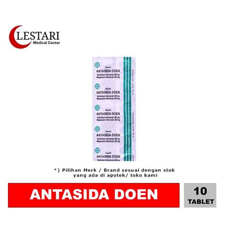 Jual Antasida Doen Tablet Strip Shopee Indonesia