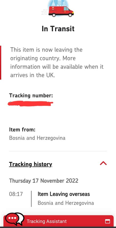 Royal Mail tracking shows “In Transit”, USPS shows “International ...
