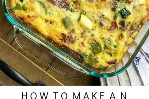 Make Ahead Easy Vegetable Egg Bake Breakfast Casserole 31Daily