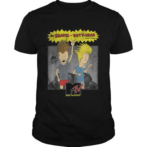 Mtv Beavis And Butt Head Rocking Out T Shirt