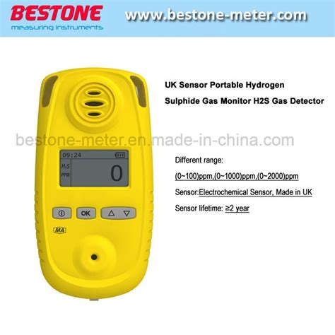 Gas Monitor Portable H S Gas Detector Electrochemical H S Gas Sensor