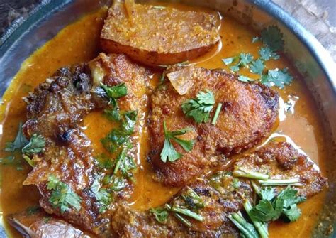 Dahi Macha Besara / Curd Fish curry in mustard paste Recipe by Ahalya ...