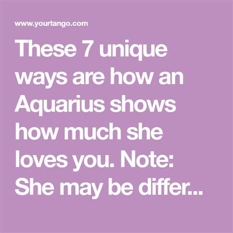 Ways Aquarius Shows You They Love You As Written By An Aquarius