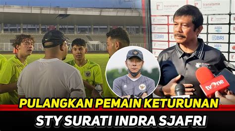 Tegas Perintah Keras Shin Tae Yong Kepada Indra Sjafri Pemain