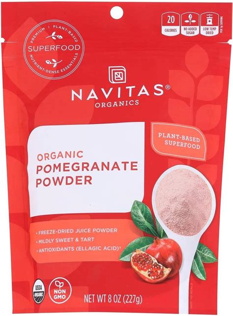 LivingWell UNFI ORGANIC POMEGRANATE POWDER 8 OZ NAVITAS