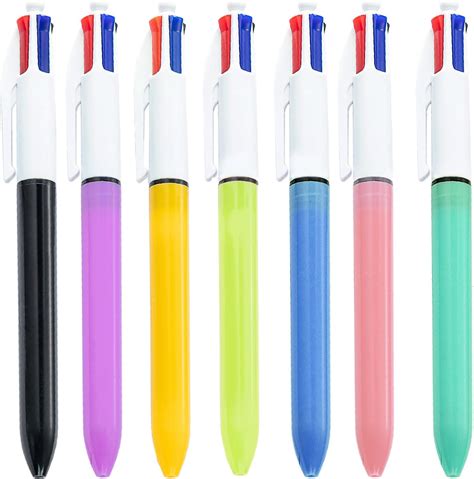 BIC 4 Farben Kugelschreiber Set 4 Colours Original 3er Pack Ideal für