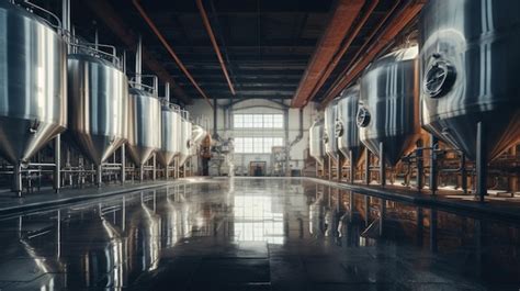 Premium Photo Interior Of Brewery Or Alcohol Production Factory Large