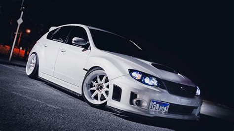 white, Subaru, Tuner Car, Stance Wallpapers HD / Desktop and Mobile ...