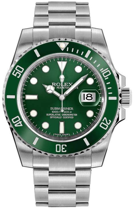 Rolex Submariner Date Hulk Oystersteel Montre Pour Homme Lv