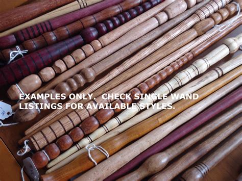 Need some Magic? Take a look at our hand turned wood wands. Lots of styles and wood types to ...