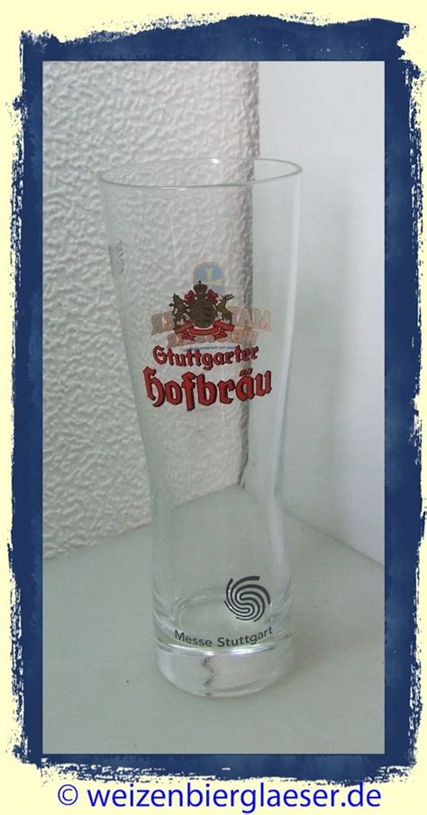 Stuttgarter Hofbräu 2 Weizenbiergläser