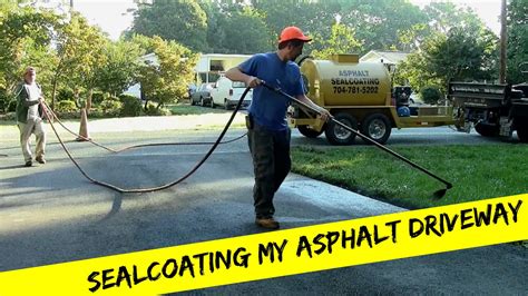 New Sealcoat On My Asphalt Driveway YouTube