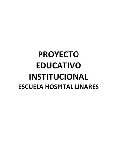 Pdf Proyecto Educativo Institucional€¦ · Los Principios Y Valores Que