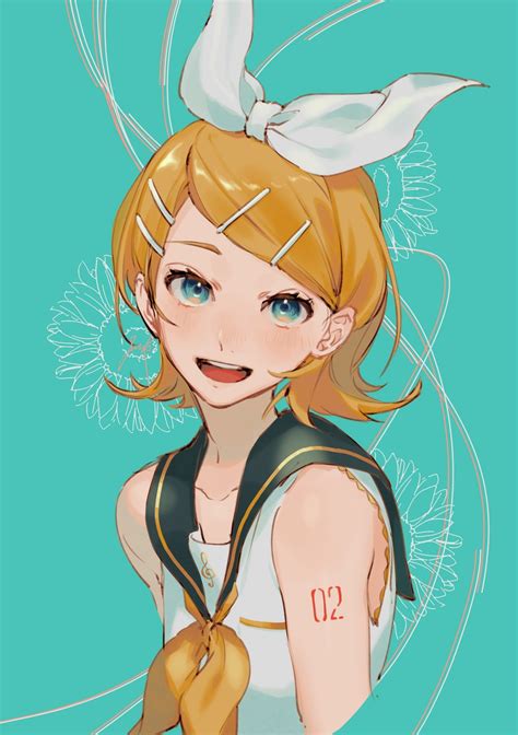 Kagamine Rin Vocaloid Drawn By Unknown0791 Danbooru