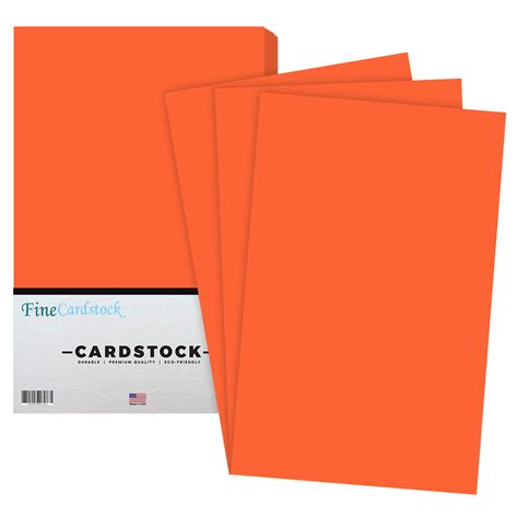 11 X 17 Color Cardstock Orbit Orange Bulk And Wholesale Fine Cardstock