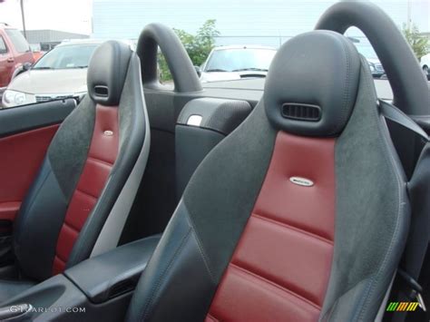 Black/Red Interior 2006 Mercedes-Benz SLK 55 AMG Roadster Photo #51520609 | GTCarLot.com