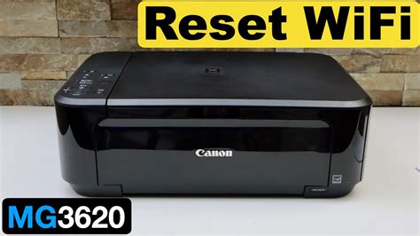 Canon Pixma Mg3620 Reset Wifi Youtube